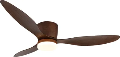 Produktbild von Energiespar Deckenventilator mit LED Beleuchtung und Fernbedienung Armando Holz