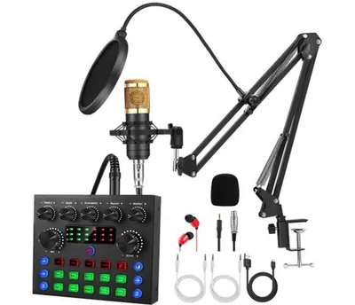 Produktbild von Podcast Mikrofon Set mit Audio Interface & BM800 Mikrofon