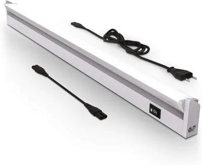 Produktbild von LED-Küchenleuchte – Unterbauleuchte, Schrankleuchte – Arbeitsflächenbeleuchtung – Einstellbare Farbtemperatur – 55,7 cm – Silber