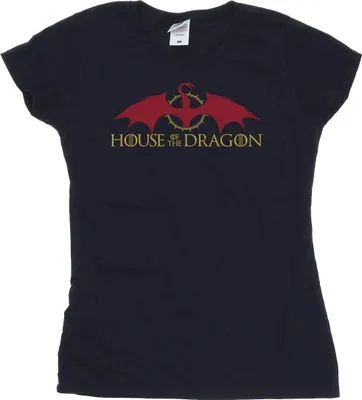 Produktbild von Game Of Thrones: House Of The Dragon - T-Shirt für Damen BI22976 (L) (Marineblau)