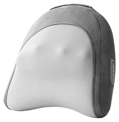 Produktbild von Zimilo Kabelloses Shiatsu Massagekissen mit Wärmefunktion, 3 Intensitätsstufen und 2 Heizstufen, Ergonomisches Massagegerät für Nacken, Grau