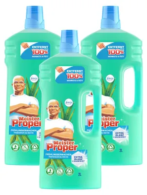 Produktbild von 3 x Meister Proper Frühlingserwachen - leistungsstarker Allzweckreiniger 3 x 2L