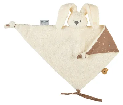 Imagen del producto de NATTOU Manta de peluche Maxi Osito de peluche, color vainilla, con textura suave