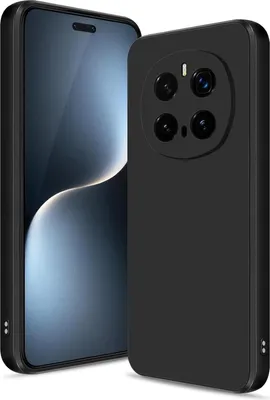 Produktbild von Silikon Hülle für Honor Magic 7 Pro Schutzhülle Matt Schwarz Backcover Handy Case