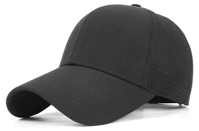 Obrázek produktu pro Baseballová čepice, letní, s prodyšnou síťovinou, nastavitelná, obvod hlavy 56-59 cm, černá