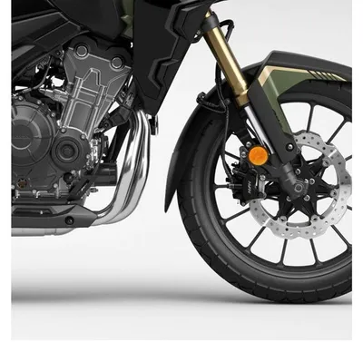 Produktbild von PUIG 21255N Verlängerung des vorderen Schutzblechs passend fuer HONDA NX500 Schwarz