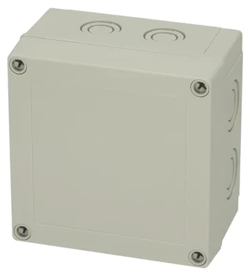 Produktbild von FIBOX Gehäuse mit Dichtung und Deckel, Serie: MNX mit metrischen Vorprägungen, Werkstoff Gehäuse Polycarbonat (PC) Maße