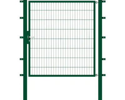 Immagine prodotto di Alberts 647452 Cancello singolo Flexo con accessori, verde, larghezza 150 cm, altezza 160 cm