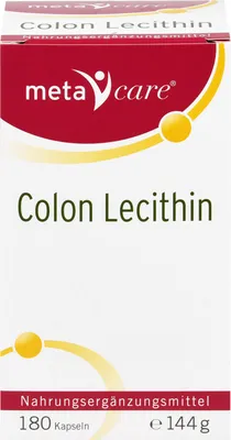 Image de Gélules de lécithine de côlon Meta-Care 180 capsules
