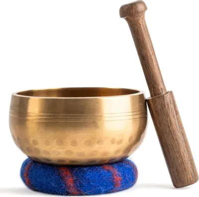 Produktbild von Handgemachte Tibetische Klangschalen zur Heilung und Bewusstsein - Meditationsklangschalen-Set