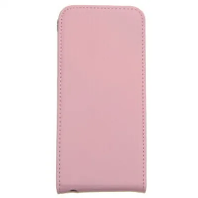 Image de Étui en cuir pour téléphone portable Slim Flip pour iPhone 5, 5SE Rose