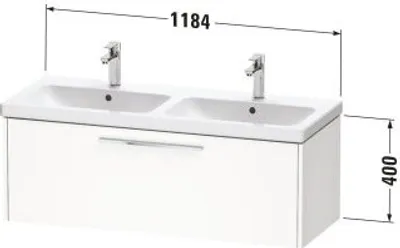 Produktbild von DURAVIT DC46690BD220000 D-Code WTU Wandh. Auszug 1,f.DWT