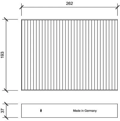 Produktbild von DIEDERICHS DCI1193 Innenraumfilter Pollenfilter für RENAULT Scénic III (JZ0/1) Aktivkohle