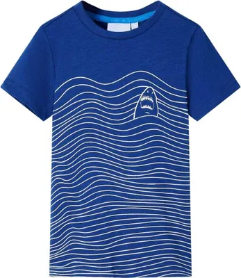 Produktbild von Kinder-T-Shirt Dunkelblau 128