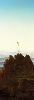 Produktbild von Caspar David Friedrich Kunstdruck Bild - Morgen Im Riesengebirge, 1810, Detail (91 x 30 cm)