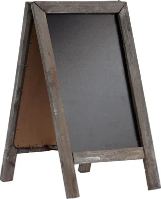 Produktbild von Kreidetafel Holz Vintage Doppeltafel Aufsteller 18x32cm
