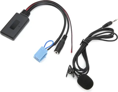 Zdjęcie produktu dla Adapter Bluetooth 5.0 AUX z mikrofonem i zestawem głośnomówiącym do radia Smart Fortwo 450