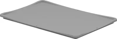 Produktbild von Eurobox Auflagedeckel 60x40cm grau