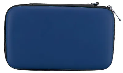 Produktbild von Schutzhülle für Spielkonsole kompatibel mit Nintendo 3DS XL, DSi XL, New 2DS XL, Retroid Pocket 2 Plus, Analogue Pocket – Tragetasche, stoßfest, wasserabweisend, mit 8 Spielkartenfächern – Dunkelblau