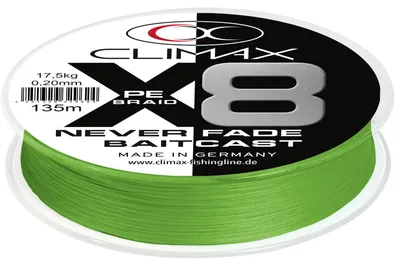 Obrázok produktu pre Climax PE X8 Neverfade Baidcast (chartreuse)