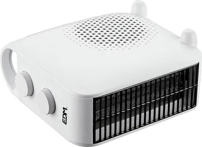 Obrázek produktu pro EDM 07227, Elektrický přímotop s ventilátorem, Keramický, Vnitřní, Podlaha, Bílá, Otočné