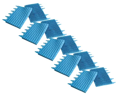 Produktbild von vhbw 10x Bürste Ersatz für Zodiac W1585A für Poolroboter, Poolsauger - Aus Gummi, 30,2 x 24,5 x 5,5 cm