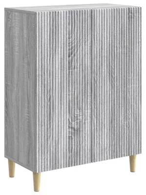 Immagine prodotto di vidaXL Credenza laterale, Sonoma grigio, 66 x 34,5 x 90 cm, realizzata in legno composito