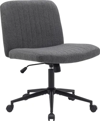 Produktbild von CLP Bürostuhl Kingman höhenverstellbar und drehbar dunkelgrau Material Stoff