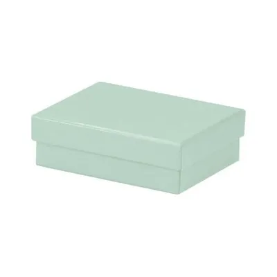 Produktbild von Kartonage 10x13x4cm Boxline mint, 96 x 128 x 40 mm, Rössler