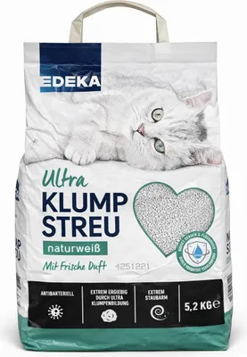 EDEKA Ultra Klumpstreu naturwei 5,2 kg | antibakteriell |
