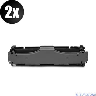 Produktbild von 2x XXL Eurotone Toner Alternative für HP CF410X Black Schwarz