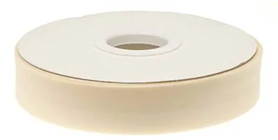 20m Schrägband unifarben 20mm creme
