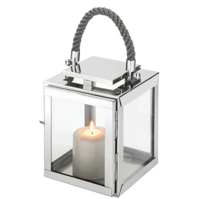 Produktbild von Fink Laterne SEVILLA BHT 13x23x13 cm silber