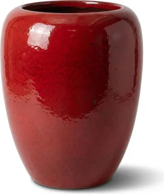 Zdjęcie produktu dla Doniczka ceramiczna Provencelia GALILEE Tropikalna czerwień, Ø40 cm x H50 cm, mrozoodporna