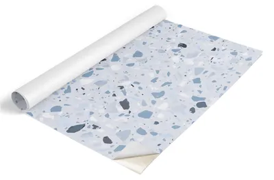 Produktbild von Tulup Möbelfolie - Klebefolie Möbel - Selbstklebende Folie 100x50 cm - Möbelfolie Schrank - Folie für Möbel - Möbelfolie Küche - Wasserdicht - Abwaschbar - Selbstklebend - Luftblasenfrei - Terrazzo-Mosaik