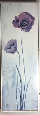 Produktbild von Gilde Gemälde Blume 70x25x4cm Holzrahmen !(Altersspuren)