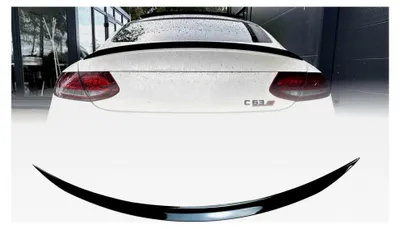 Produktbild von Heckspoiler für Mercedes C-Klasse W205 Coupé schwarz glänzend Kofferraumspoiler 2014-2021