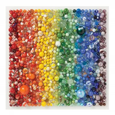 Produktbild von GALISON Quadratisches Puzzle Rainbow Glasses 500 Teile