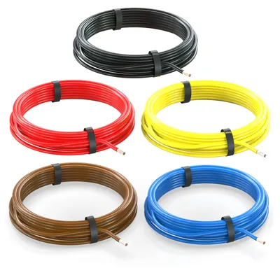 Produktbild von AUPROTEC Fahrzeugleitung 0,50 mm² Set 5 Farben à 10m FLRY-B als Ring
