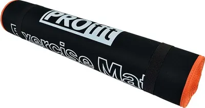 Zdjęcie produktu dla Mata do ćwiczeń Profit 180x60x0,6cm czarno-pomarańczowa DK 705