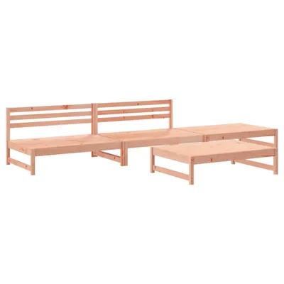 Produktbild von vidaXL 4-tlg. Garten-Lounge-Set Massivholz Douglasie
