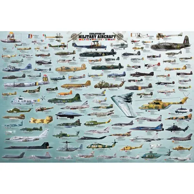 Immagine prodotto di EUROGRAPHICS Puzzle di aerei militari 2000 pezzi 115459