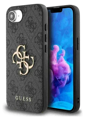Immagine prodotto di Guess 4G Big Logo - Custodia per iPhone 16e (nero)