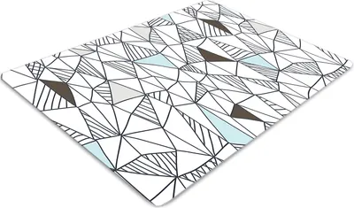 Produktbild von Stuhlunterlage Bürostuhlunterlage 120 cm x 90 cm Bodenmatte Bürostuhlunterlage - Geometrisches Muster