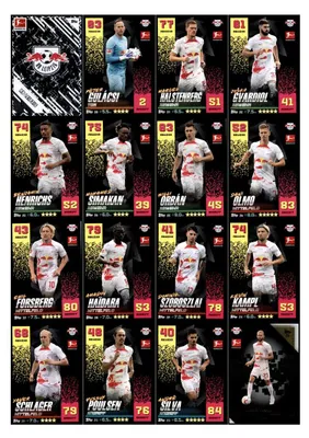 Produktbild von Topps Match Attax - 2022/23 - Mannschaftspaket - RB LEIPZIG