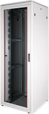 Produktbild von ROLINE Netzwerkschrank Pro 48,26cm 19Zoll 47 HE 800x800 BxT Glastür grau