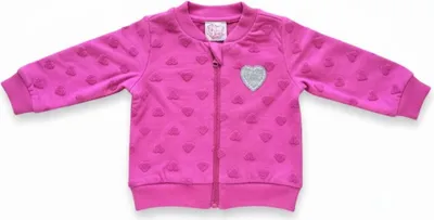 Produktbild von Chicco Mädchen-Sweatshirt aus Baumwolle, rosa mit Herzen 56