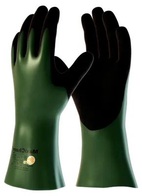 Produktbild von MaxiChem Cut 56-633 ATG Chemikalienschutzhandschuh mit Schnittschutzklasse 3 Arbeitshandschuh (8 (M))