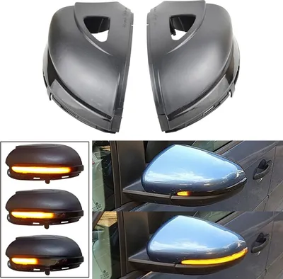 Immagine prodotto di 1 paio per Volkswagen Golf 6 MK6 auto dinamica LED Turn Signal Rear View Mirror Light Flasher acqua Blinker, con foro