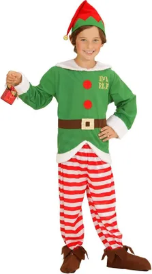 Produktbild von SANTA'S KLEINE HELFER (Oberteil,Hose, Hut) Größe 140 8-10 years